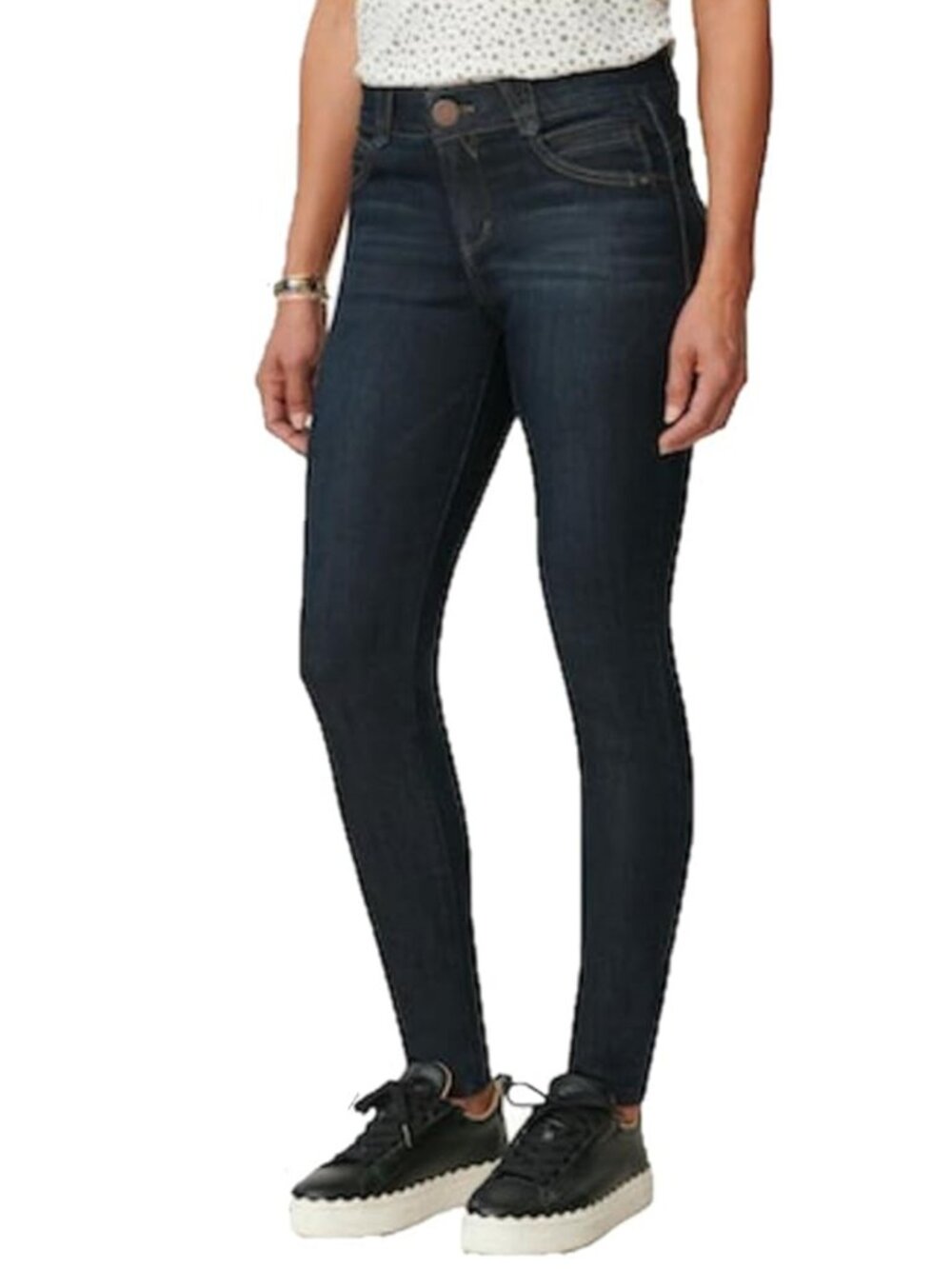 Democracy "Ab"solution skinny jean/jegging indigo blue size 10